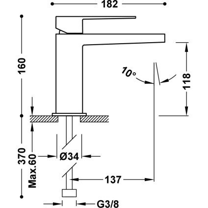 Смеситель Tres 20210301Nm