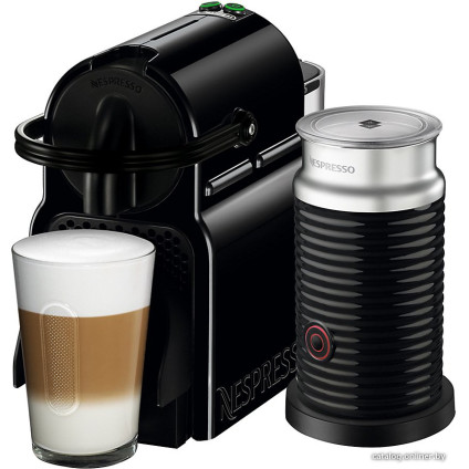 Капсульная кофеварка DeLonghi Inissia Black (Aeroccino) [EN 80.BAE]