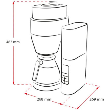 Капельная кофеварка Melitta AromaFresh Therm Pro 1030-11