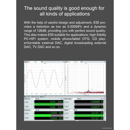 Цифро-аналоговый преобразователь Topping E50 (черный)