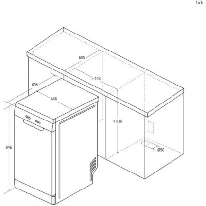 Отдельностоящая посудомоечная машина Haier XF0C3TB0FW