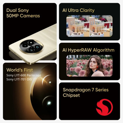 Телефон Realme 13 Pro+ 8GB/256GB (золотистый)