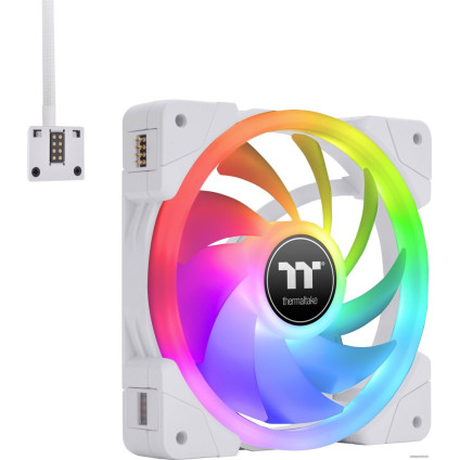 Комплект вентиляторов для корпуса с контроллером Thermaltake SWAFAN EX14 RGB White TT Premium Edition CL-F162-PL14SW-A