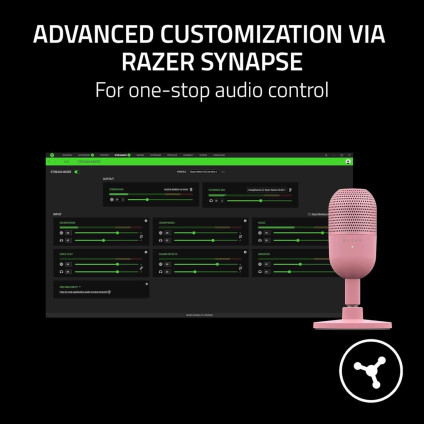 Проводной микрофон Razer Seiren V3 Mini Quartz Pink
