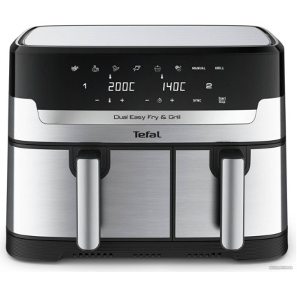 Аэрогриль (аэрофритюрница) Tefal Dual Easy Fry & Grill EY905D10