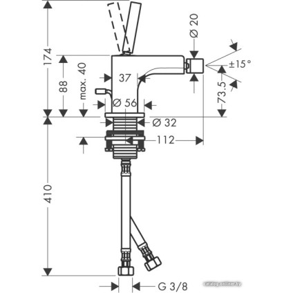 Смеситель Axor Citterio 39210000