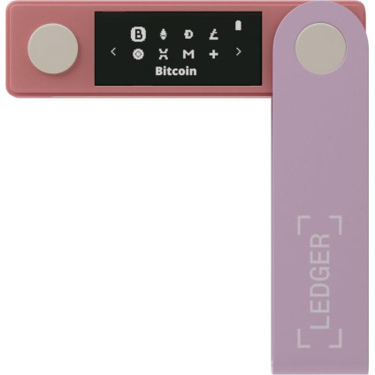 Аппаратный криптокошелек Ledger Nano X (розовый)