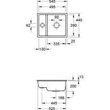 Кухонная мойка Villeroy & Boch Subway XU 675801I4