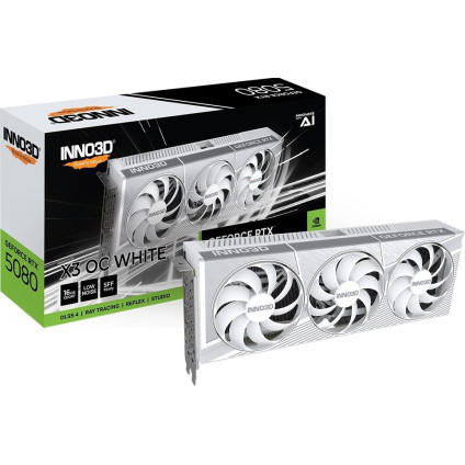 Видеокарта Inno3D GeForce RTX 5080 X3 OC White N50803-16D7X-17605211