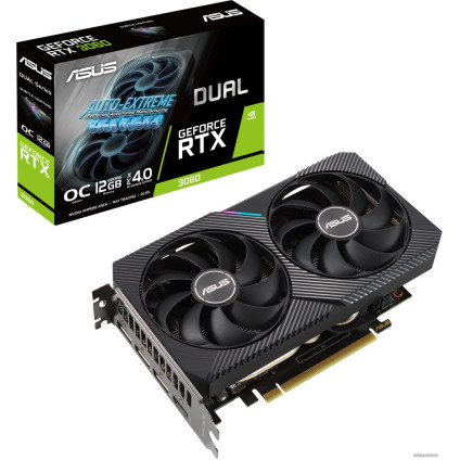 Видеокарта ASUS Dual GeForce RTX 3060 V2 OC 12GB GDDR6 DUAL-RTX3060-O12G-V2