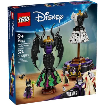 Конструктор LEGO Disney Princess Платья Малефисенты и Круэллы Де Виль 43262