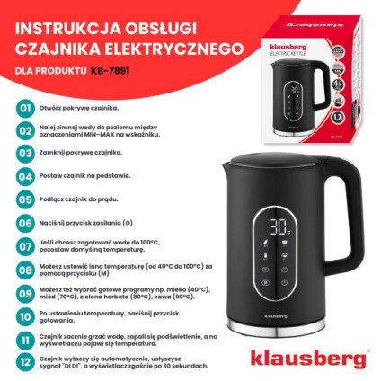 Электрический чайник Klausberg KB-7891