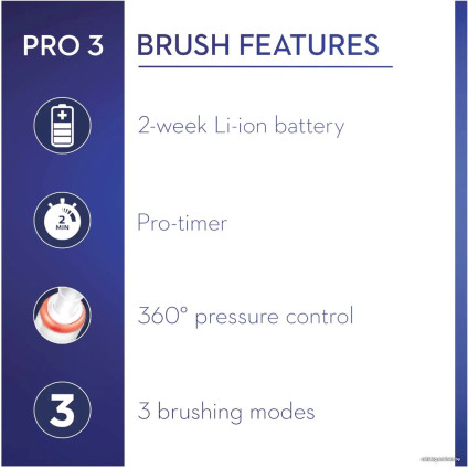 Электрическая зубная щетка Oral-B Pro 3 3000 Cross Action D505.513.3 (черный)