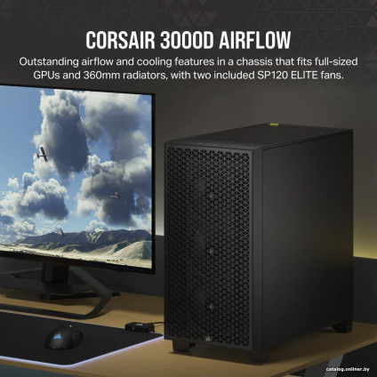 Корпус Corsair 3000D Airflow CC-9011251-WW