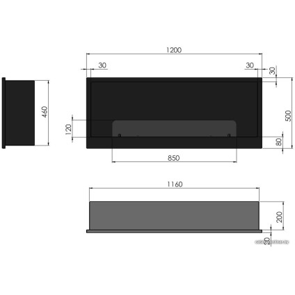 Биокамин Infire Inside 1200