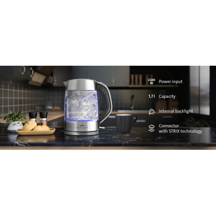 Электрический чайник ETA Crysten 4154 90000 glass