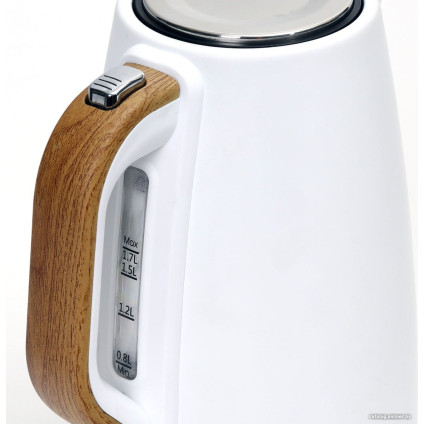 Электрический чайник Platinet Velvet Wooden (белый)