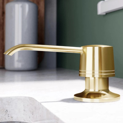 Дозатор для моющего средства Globalo Intio Light Gold Mat