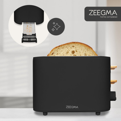 Тостер Zeegma Tostee Black Wood