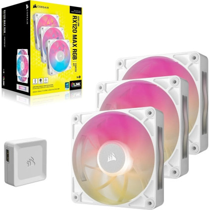 Вентилятор для корпуса Corsair iCUE LINK RX120 MAX RGB Triple Pack CO-9051038-WW