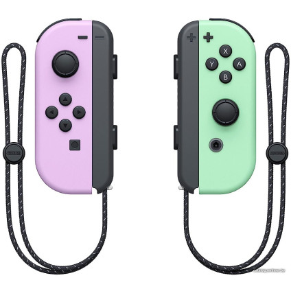 Геймпад Nintendo Joy-Con (пастельный фиолетовый/пастельный зеленый)