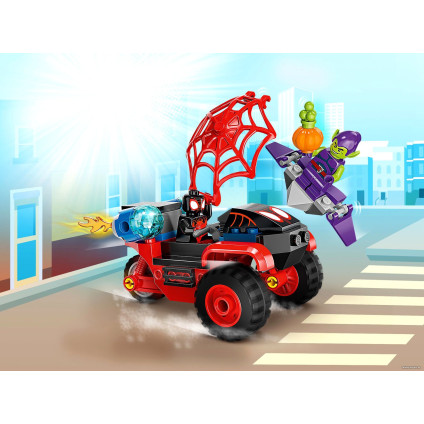 Конструктор LEGO Marvel Spiderman 10781 Майлз Моралес: техно-трайк Человека-Паука