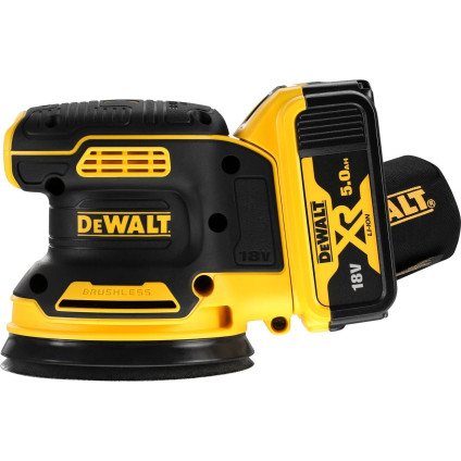 Эксцентриковая шлифмашина DeWalt DCW210P2 (с 2-мя АКБ, кейс)