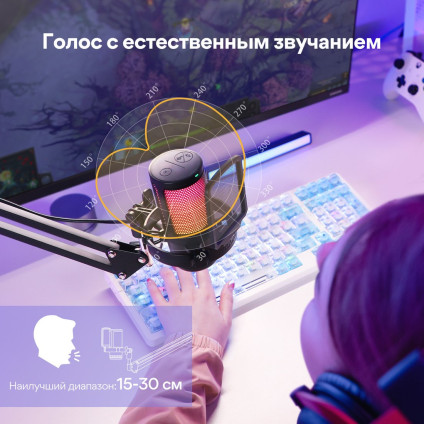 Проводной микрофон Maono DGM20S (черный)