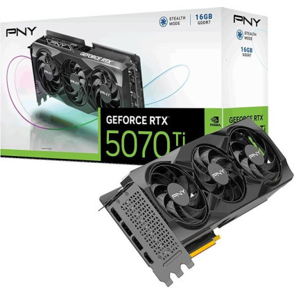 Видеокарта PNY GeForce RTX 5070 Ti Triple Fan VCG5070T16TFXPB1