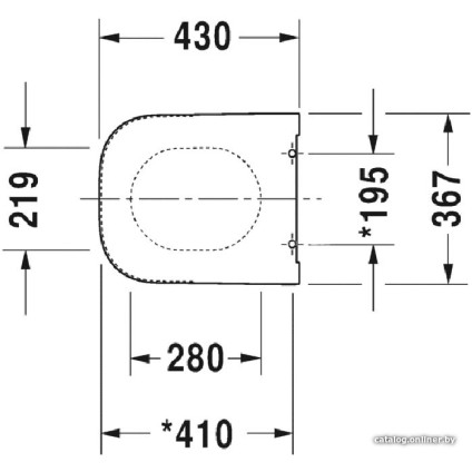 Сиденье для унитаза Duravit Happy D.2 (0064591300)