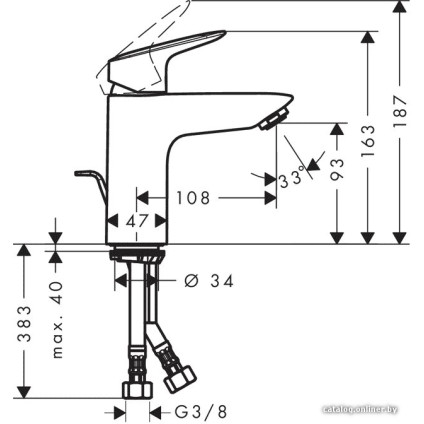 Смеситель Hansgrohe Logis 71100000