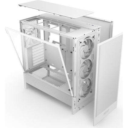 Корпус NZXT H5 Flow RGB 2024 CC-H52FW-R1