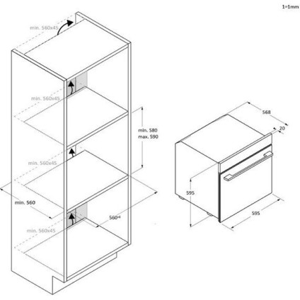 Электрический духовой шкаф Haier ID Series 2 H6 ID25B4LYTB