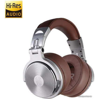 Наушники OneOdio Studio Pro 30 (серебристый/коричневый)