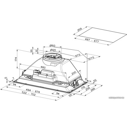 Кухонная вытяжка Faber Inka Smart HC X A52 305.0599.307