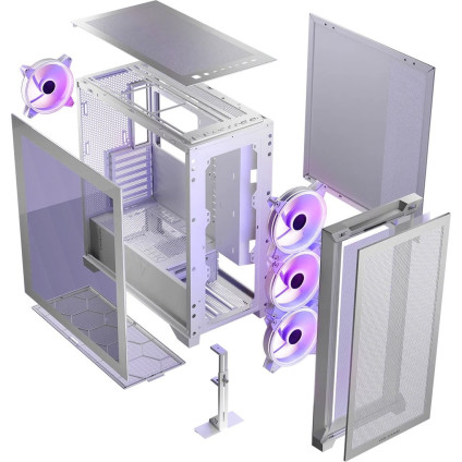 Корпус MODECOM Volcano Expanse S Apex ARGB Midi (белый)