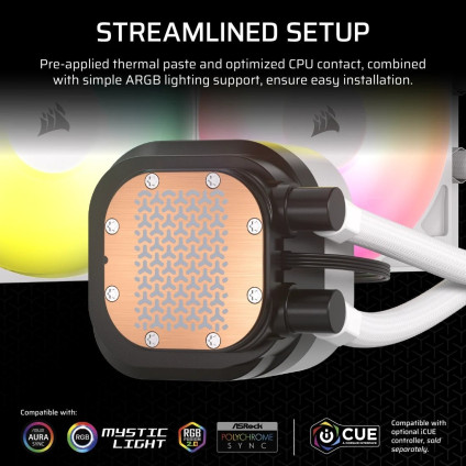 Система жидкостного охлаждения для процессора Corsair Nautilus 240 RS ARGB CW-9060094-WW