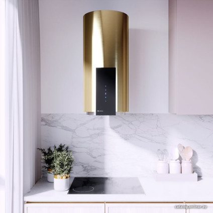 Кухонная вытяжка Globalo Roxano 39.1 Light (золотистый)