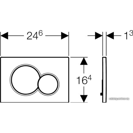 Панель смыва Geberit Sigma 01 115.770.11.5 (белый)
