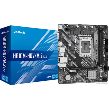 Материнская плата ASRock H610M-HDV/M.2 R2.0