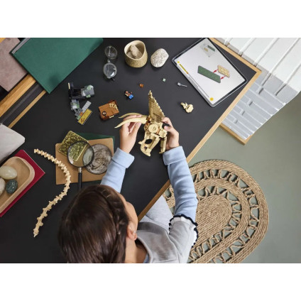 Конструктор LEGO Jurassic World Окаменелости динозавров череп трицератопса 76969