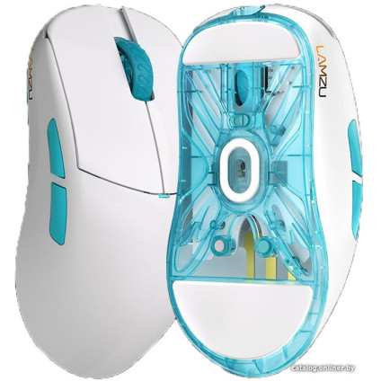 Игровая мышь Lamzu Atlantis OG V2 Pro (белый/голубой)
