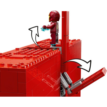 Конструктор LEGO Marvel 76313 Логотип MARVEL с минифигурками