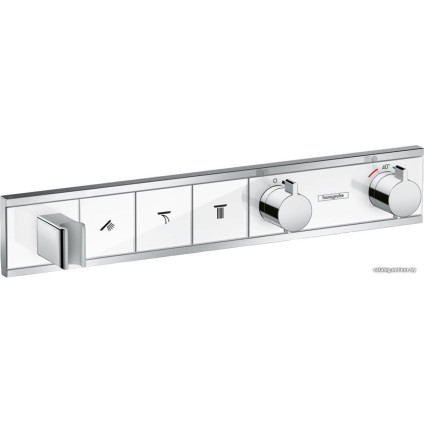 Смеситель Hansgrohe RainSelect 15356400 (белый/хром)