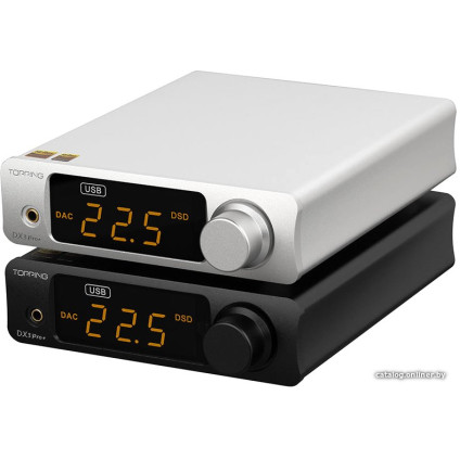 Настольный усилитель Topping DX3 Pro+ (серебристый)