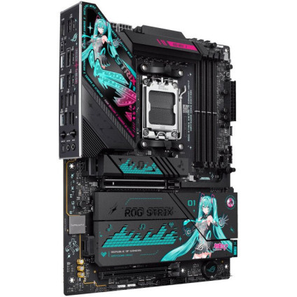 Материнская плата ASUS Rog Strix X870E-H Gaming WiFi7 Hatsune Miku Edition