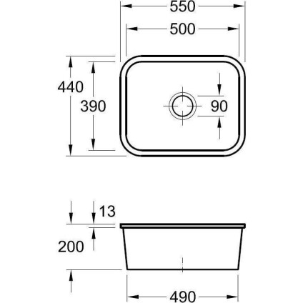 Кухонная мойка Villeroy & Boch Cisterna 60 C 670601AM