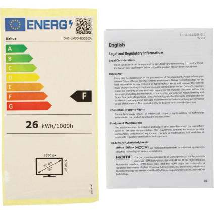 Игровой монитор Dahua DHI-LM30-E330CA