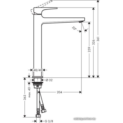 Смеситель Hansgrohe Metropol 32512000 (хром)