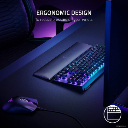 Подставка под запястье Razer Ergonomic Wrist Rest (для TKL-клавиатур)